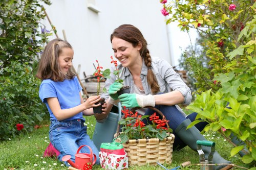 Eco-friendly gardening practices in action